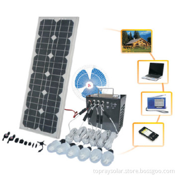 30W Solar DC Power System for Lighting